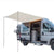 Auvent de voiture latéral pour camping en toile imperméable