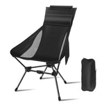 Chaise de camping pliante avec appui tête portable pour camping - Vignette | Tente Univers