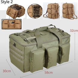 Sac de randonnée style tactique pour camping et randonnée - 55L