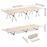 Lit de camping pliant portable ultraléger - Vignette | Tente Univers