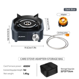 Réchaud infrarouge 4000W portable à gaz léger pour camping et randonnée