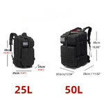 Sac de randonnée 25-50L style militaire - Vignette | Tente Univers