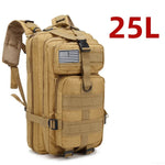 Sac de randonnée 25-50L style militaire - Vignette | Tente Univers