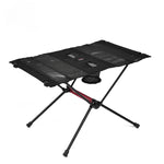 Table de camping pliante noir portable pour camping - 60x40x40cm - Vignette | Tente Univers