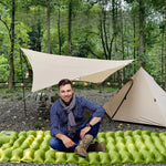 Tapis de sol tente gonflable épais avec pompe intégrée - Vignette | Tente Univers