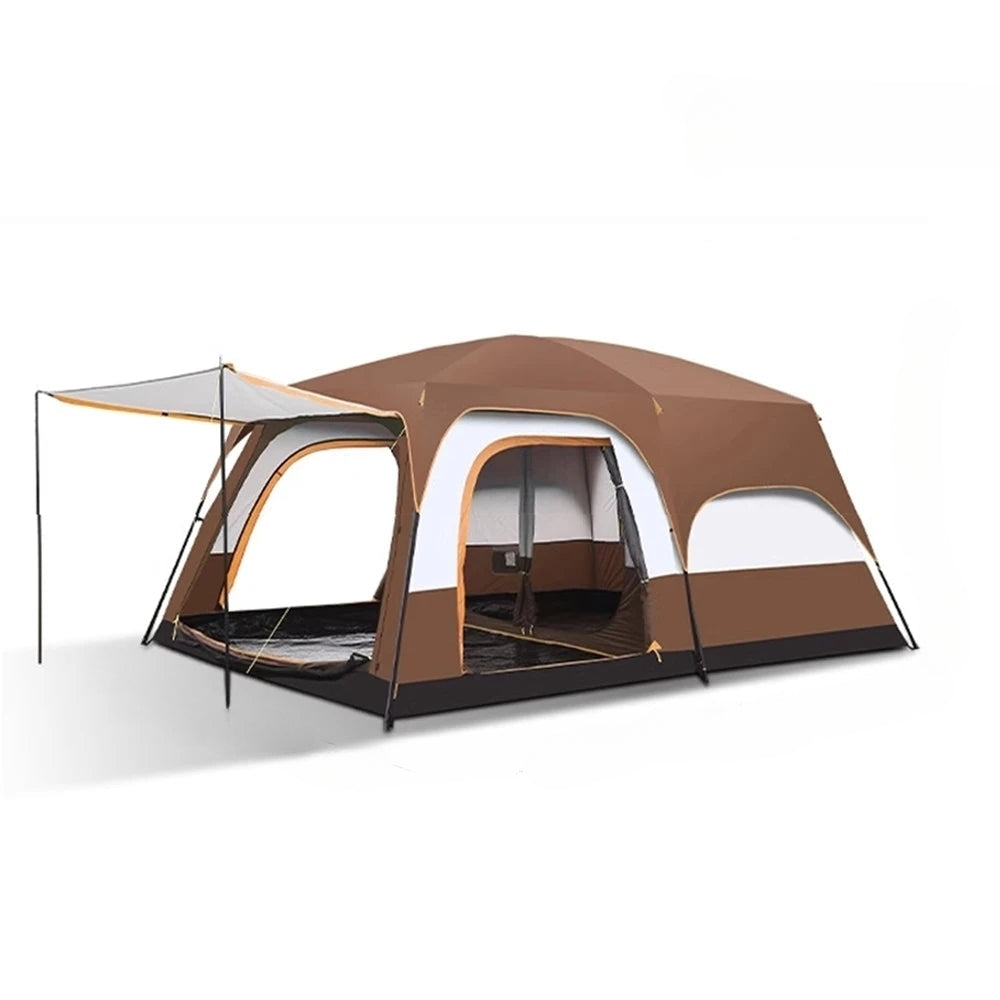 Tente 4 saisons avec auvent pour camping