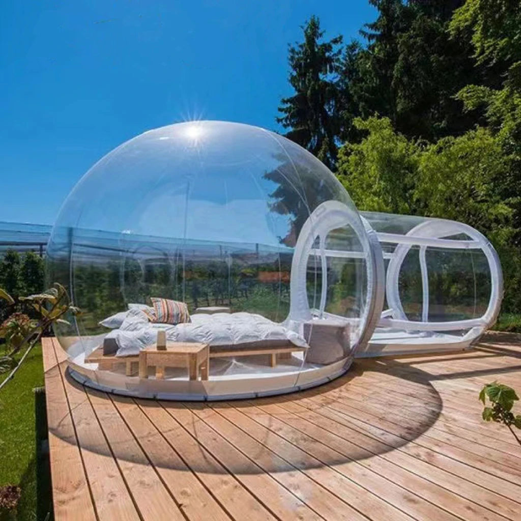 Tente bulle gonflable transparente 3M-6M