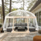 Tente bulle pop-up transparent familiale pour jardin