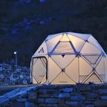 Tente bulle sphérique avec jupe pare-neige blanche - 4 places - Vignette | Tente Univers