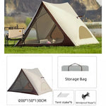 Tente de plage pop-up légère protection UV avec armature diagonale - Vignette | Tente Univers