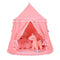 Tente enfant tipi style maisonnette de jeu et château de princesse - 110x130cm