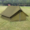 Tente militaire A-frame pour randonnée - 2 places