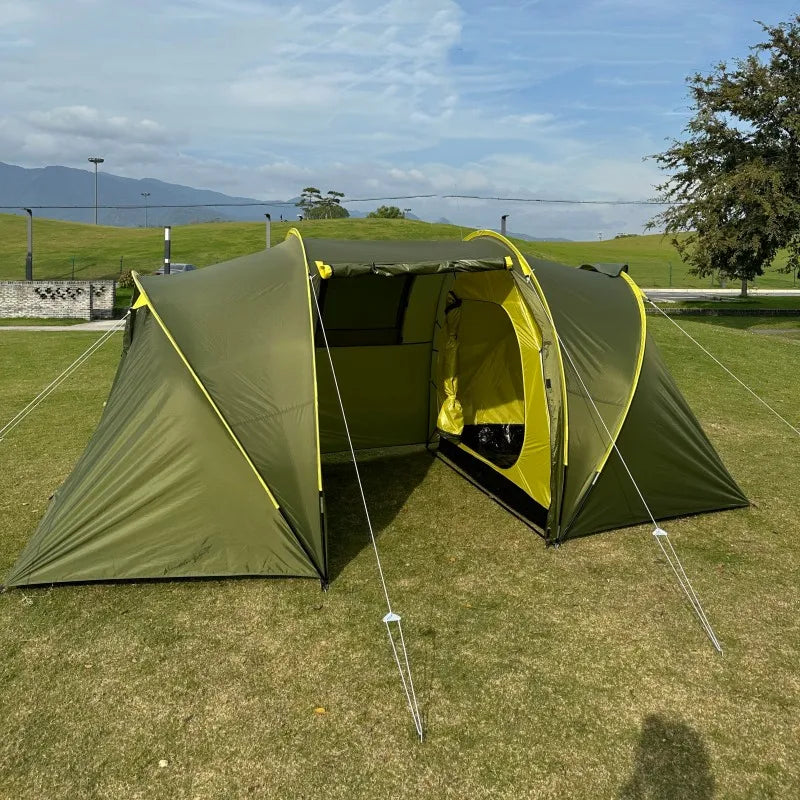 tente 2 chambres séparées Tente moto camping 2 chambres