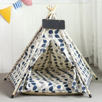Tente pour animaux style tipi lavable avec coussin confortable - Vignette | Tente Univers