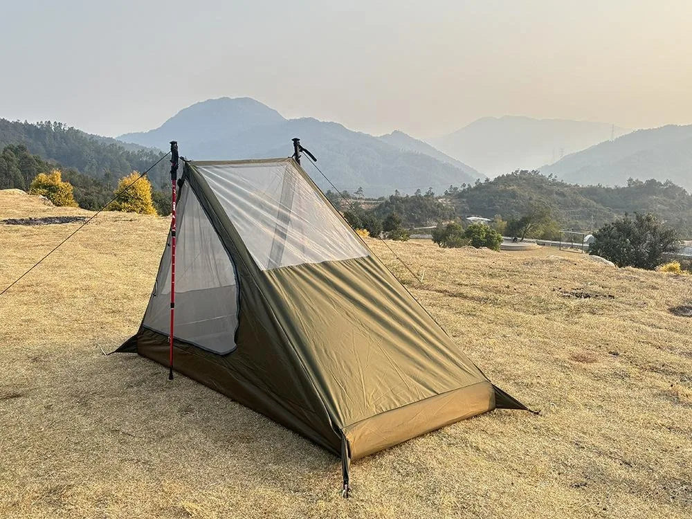 tente légère Tente trekking légère de survie sans arceaux