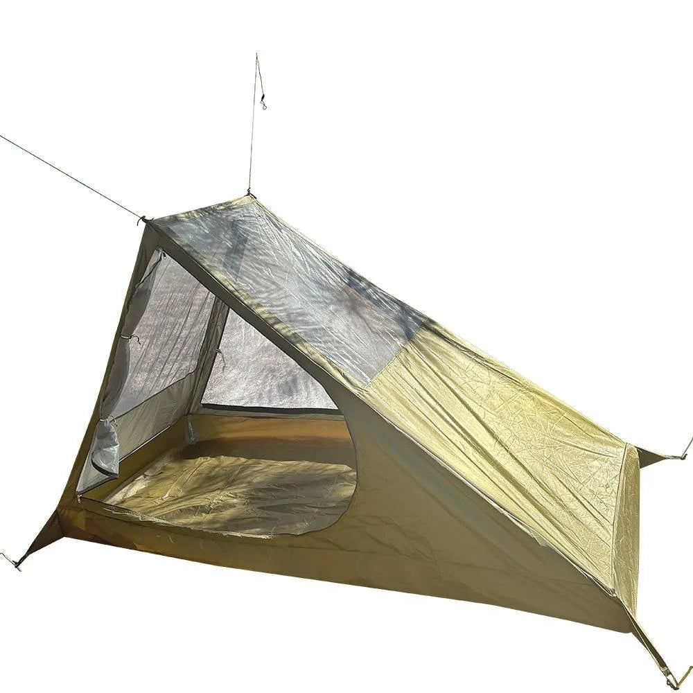 Tente trekking légère de survie sans arceaux