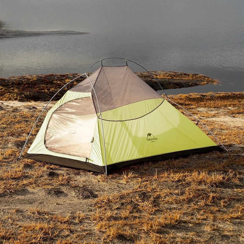 tente ultra légère 3 places Tente trekking ultralégère double-couche en nylon