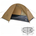 Tente trekking ultralégère en nylon - Vignette | Tente Univers