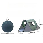 Tente tunnel à ouverture rapide, étanche, pop-up pour camping et bateau – 4/8 places - Vignette | Tente Univers