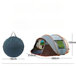 Tente tunnel à ouverture rapide, étanche, pop-up pour camping et bateau – 4/8 places - Vignette | Tente Univers