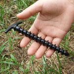 10 pièces - Sardine tente vissables pour tente de camping et jardin - 14,5x7cm - Vignette | Tente Univers