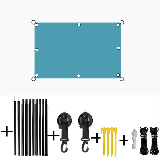 Auvent de voiture latéral pour camping en toile imperméable