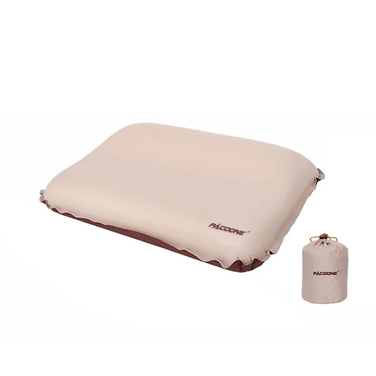 Coussin de camping gonflable jaune