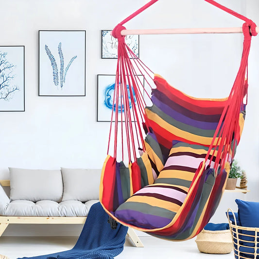 Hamac chaise suspendu - Fauteuil suspendu d’intérieur et d'extérieur