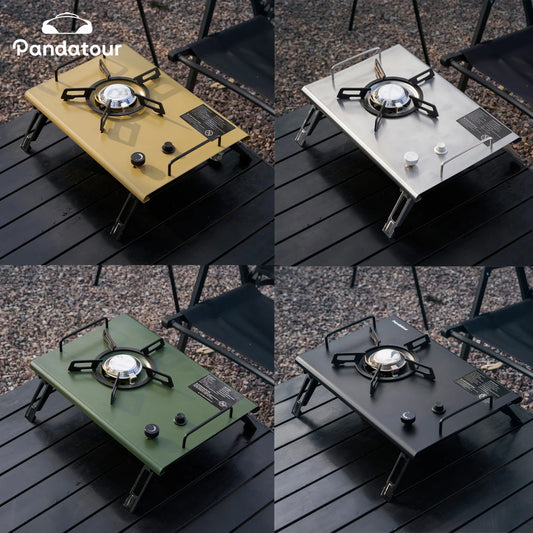 Réchaud de camping tête en cuivre durable pour table et cuisson