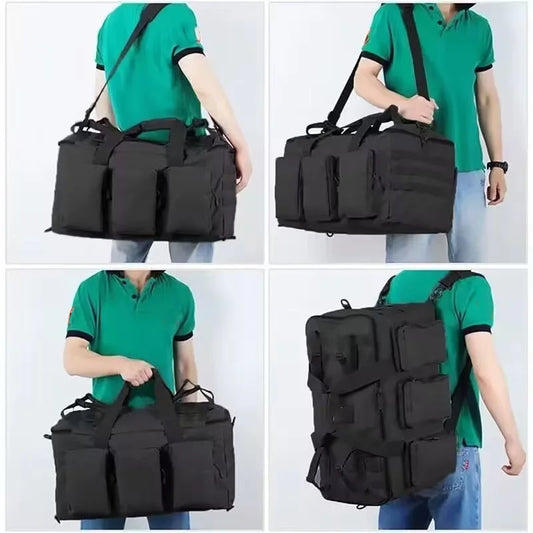 Sac de randonnée style tactique pour camping et randonnée - 55L