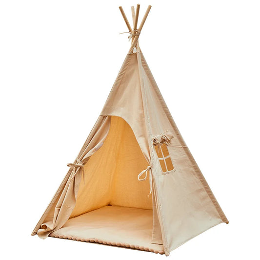 Tente enfant tipi style indien - 3-12 ans