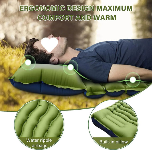 Matelas gonflable pour tente de camping et randonnée - Simple/Double