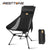 Chaise de camping pliante avec appui tête portable pour camping et randonnée
