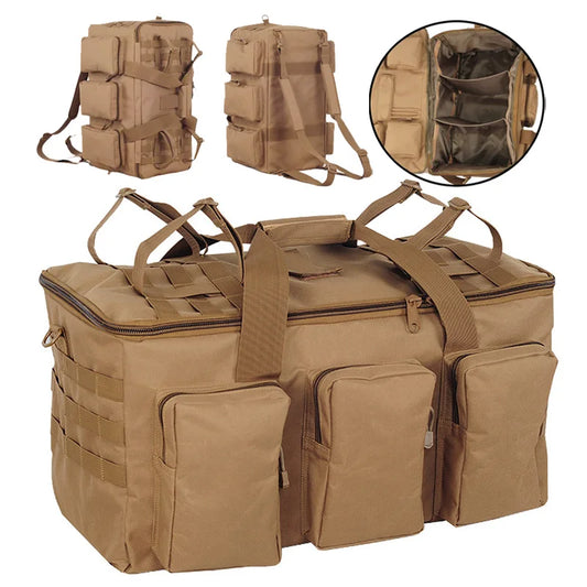 Sac de randonnée style tactique pour camping et randonnée - 55L