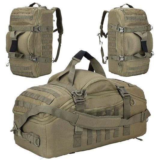 Sac de randonnée style tactique pour camping et randonnée - 30L/45L/80L