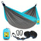 Hamac double bivouac en nylon pour camping, randonnée et jardin