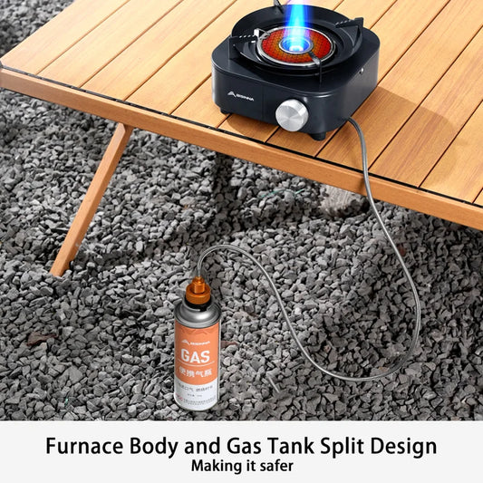 Réchaud infrarouge 4000W portable à gaz léger pour camping et randonnée