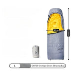 Sac de couchage avec duvet de canard léger chaud et épais CW700 - Vignette | Tente Univers