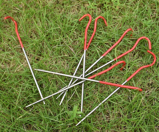 4/8 pièces - Sardine tente en alliage de titane pour tente de camping grande taille - 16,5cm