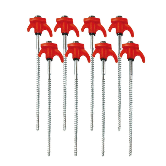 8 pièces - Sardine tente robuste avec filetage pour tente de camping et de jardin - 20/25cm