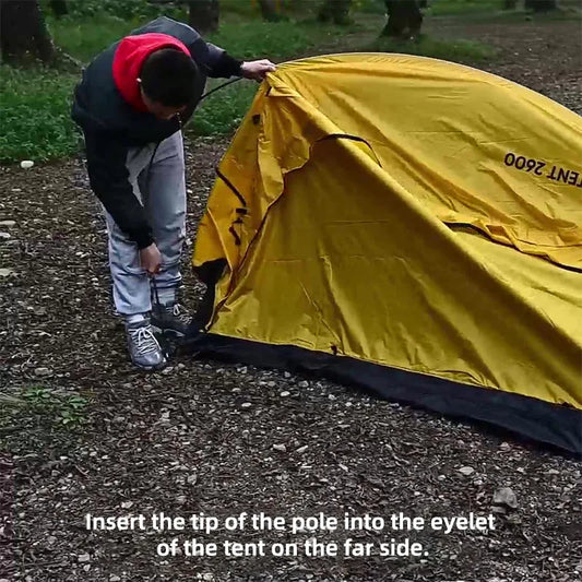 Tente trekking 3 saisons pour randonnée et camping - 2 places