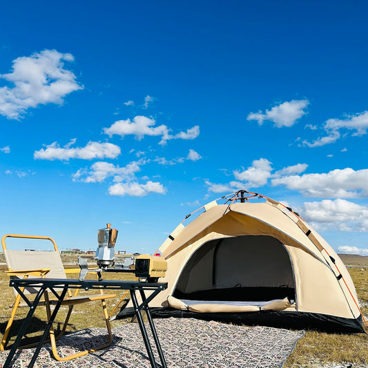 Tente bivouac dôme auto-dépliante pour camping - 2 places