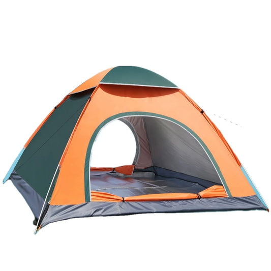 Tente bivouac pliante haut de gamme orange pour camping