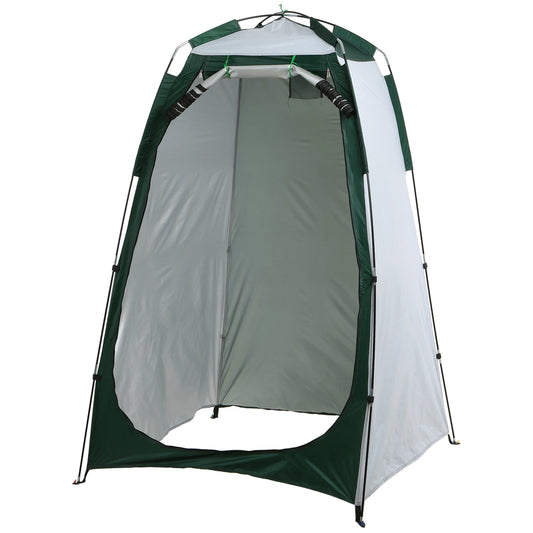 Tente de douche blanche et noir pliage camping