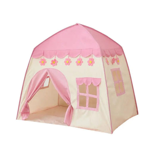 Tente enfant maison de princesse rose