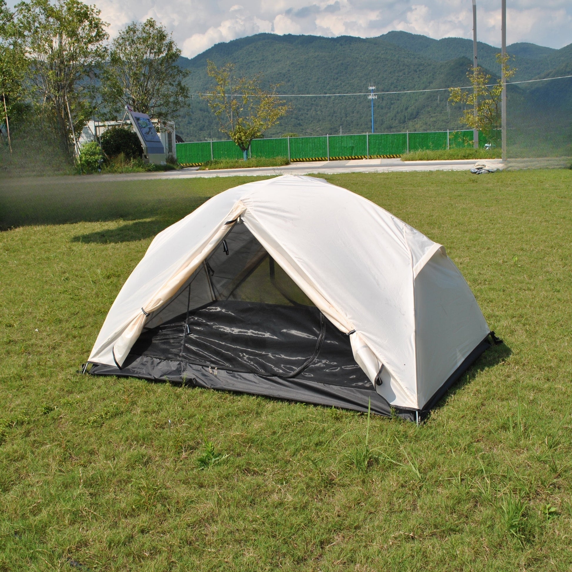 tente 2 place ultra légère Tente trekking ultralégère avec tapis de sol