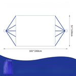 Hamac filet de corde renforcée - 260x130cm - Vignette | Tente Univers